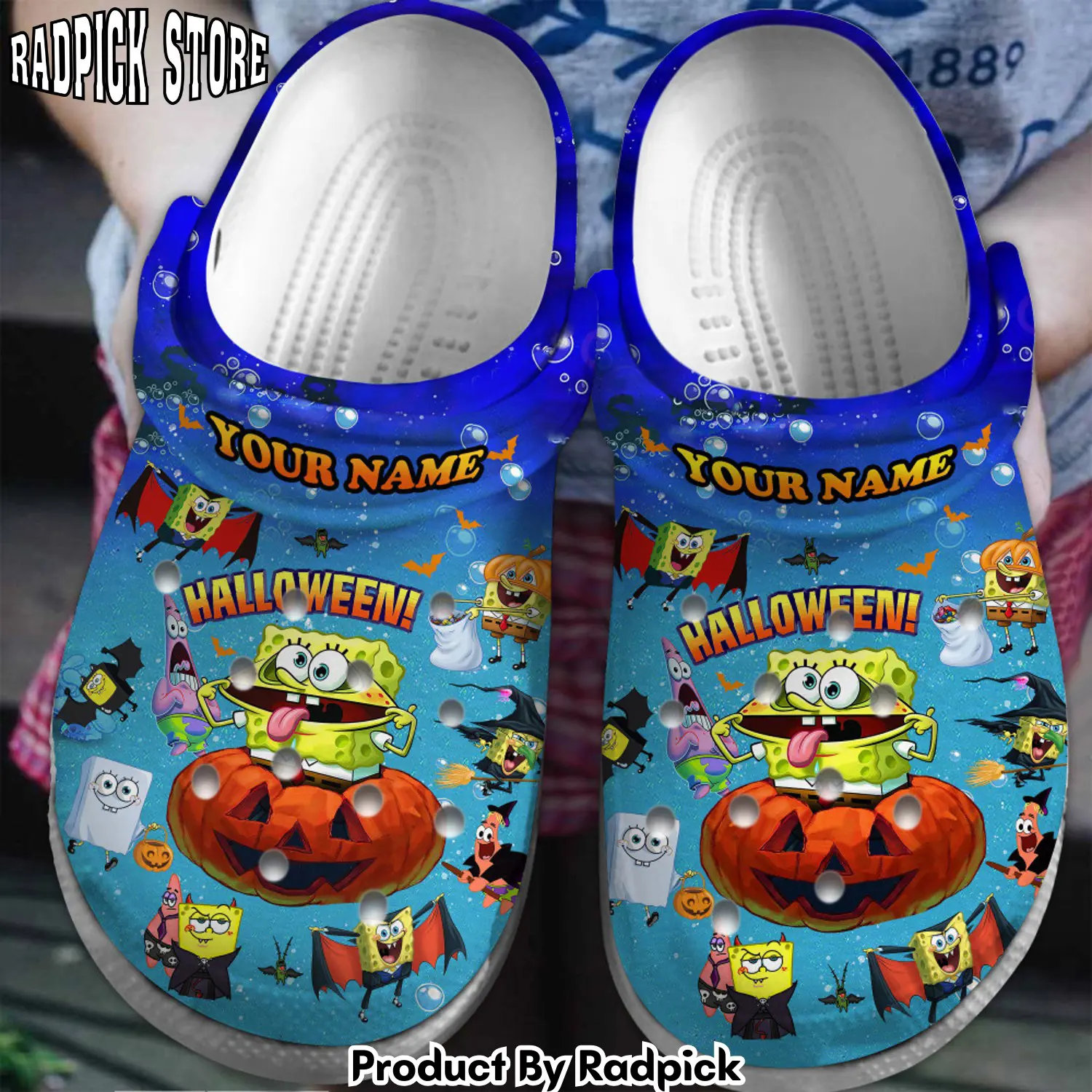 Radpick spongebob squarepants cartoon clogs shoes comfortable for men women udr rp6521329